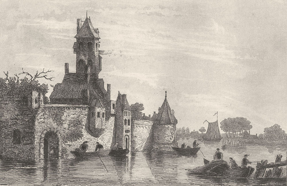 DERBYSHIRE. Matlock, Derbyshire. DUGDALE 1845 old antique print picture